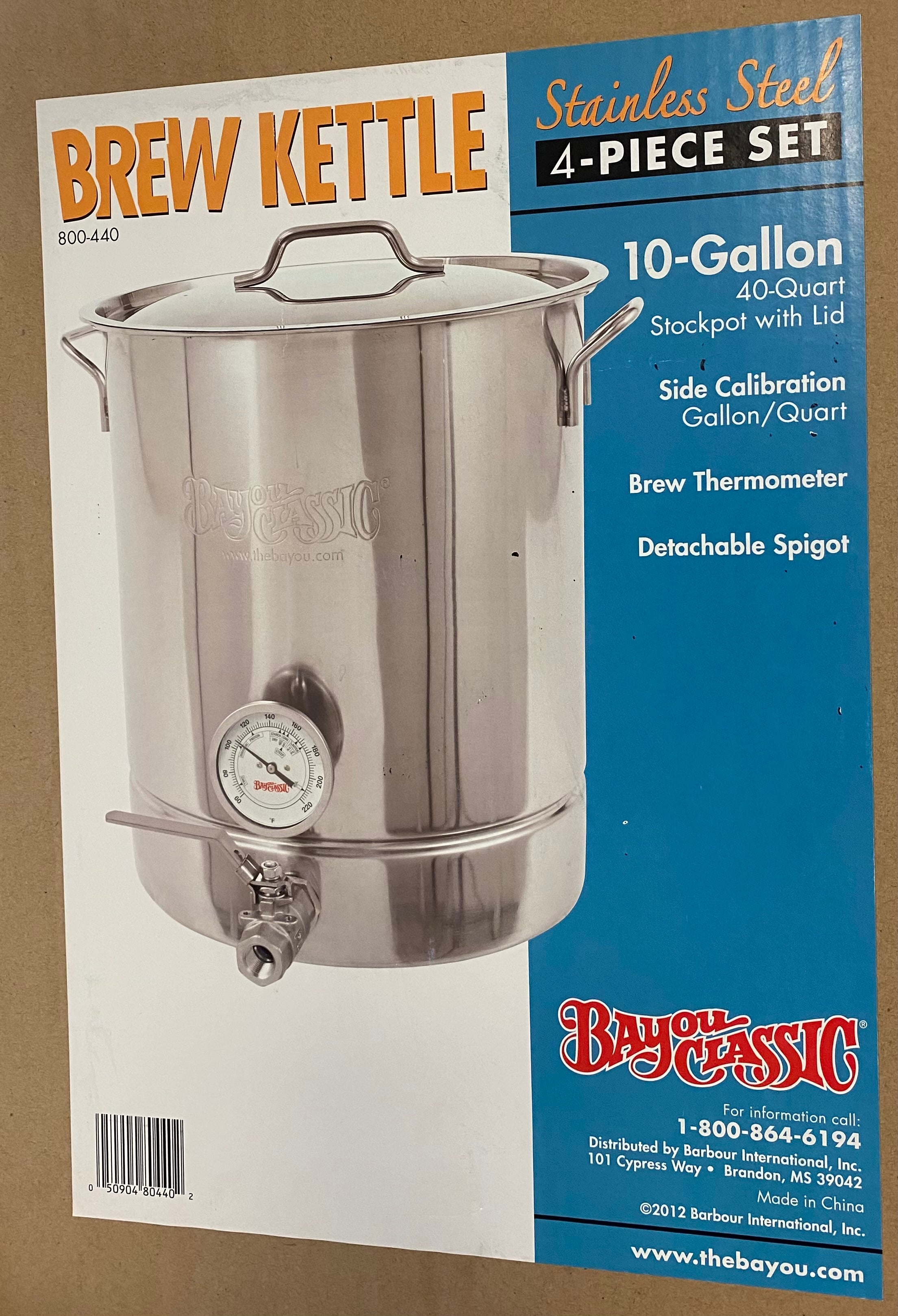 Bayou Classic 10gal 4pc Brew Kettle Kit - Main Image